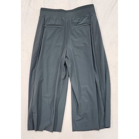 Athleta Cosmic Wrap Pant Minimalistic Gray Crop Wide Leg 10 - Picture 4 of 6